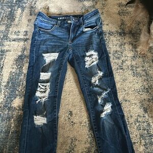 Never worn American Eagle cropped jeggings
